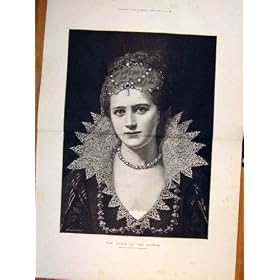 Queen Masque Schmiechen Lady Jewels Fine Art 1885 Print