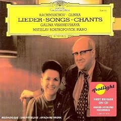 Lieder by Rachmaninov & Glinka