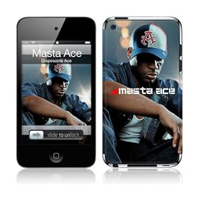 MusicSkins  iPod Touch 4 �p�t���ی�t�B����  Masta Ace - Disposable Arts  iPod Touch 4  MSIP4G0563