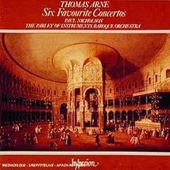 Thomas Arne: Six Favourite Concertos