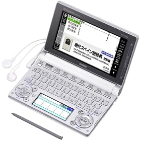 CASIO Ex-word �d�q���� �X�y�C���ꃂ�f�� 100�R���e���c�E2000���w��i�E�N���V�b�N1000�t���[�Y���^ �c�C���J���[�t�� EX-VOICE�@�\ �^�t�p���[ �w�K���@�\���� XD-D7500