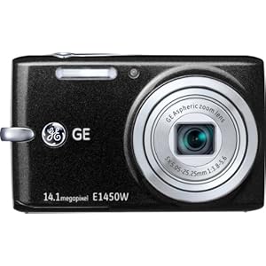 【クリックで詳細表示】GE デジタルカメラ ブラック E1450W BLACK