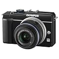 OLYMPUS �}�C�N����� PEN E-PL1s �����Y�L�b�g �u���b�N E-PL1s LKIT BLK
