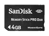  SanDisk Carte Memory Stick (MS) Pro Duo MagicGate - Carte Mémoire Flash - 4 Go