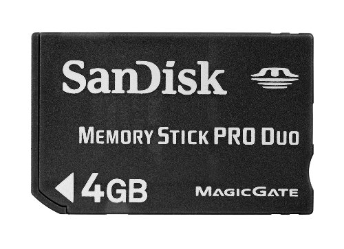 SanDisk MemoryStick Pro Duo 4GB SDMSPD-4096-J95 �T���f�B�X�N (48���̊��z) 1,780