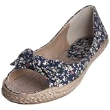 Boxx 3.502.06-98 761 Blue-Combi Open Toe Espadrilles