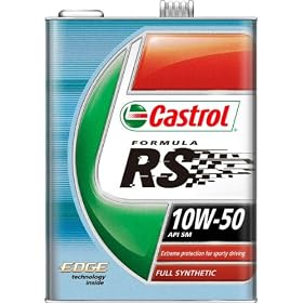CASTROL [ �J�X�g���[�� ] EDGE RS [ �G�b�WRS ] 10W-50 [ SM ] �S������ [ 4L ] 3432 [HTRC3]