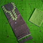 Jacquard Cotton Dress Material With Dupatta