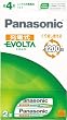 Panasonic EVOLTA �[�d���G�{���^ �j�b�P�����f�d�r �P4 ( 2�{��) �u���X�^�[ HHR-4MRS/2B