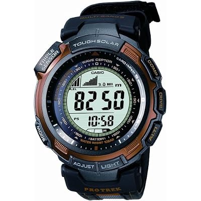 CASIO (�J�V�I) �r���v PROTREK �v���g���b�N TRIPLE SENSOR �uAR World Series�v�^�C�A�b�v���f�� �����^�\�[���[�d�g���v MULTIBAND5 PRW-1300ABJ-4JR