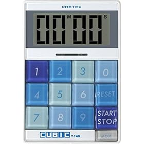 DRETEC �L���[�r�b�N �f�W�^���^�C�}�[ �u���[ T-146BL