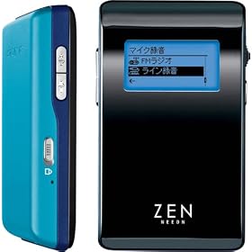 Creative Zen Neeon 5GB �u���[���f��[CZN5G-BL](HDD�v���C���[)