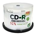SMARTBUY CD-R  700MB 1-52�{��50�� �f�[�^�E���y�̃p�\�R���ł̋L�^�p�E�X�s���h���P�[�X����E�C���N�W�F�b�g�v�����^�ł̈���\�E�R�ێd�l SCD52X50P
