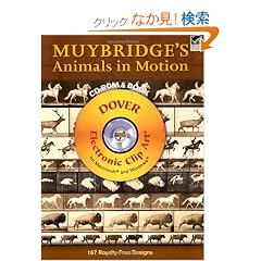 Muybridge's Animals in Motion CD-ROM and Book (Dover Electronic Clip Art)