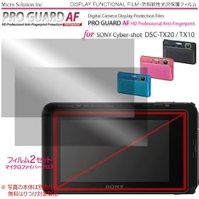�v���K�[�h�`�e for SONY Cyber-shot DSC-TX20 / TX10 �h�w�䐫�ی����t�B���� / DCDPF-PGSCSTX-B