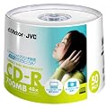 Victor �f�[�^�pCD-R 700MB �z���C�g�v�����^�u�� 50�� CD-R80SPF50