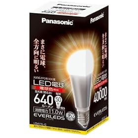 Panasonic LED�d��(E26�E�S����640lm�E�d��50W�`�����E����d��11.0W�E�d���F�����jLDA11LG LDA11LG