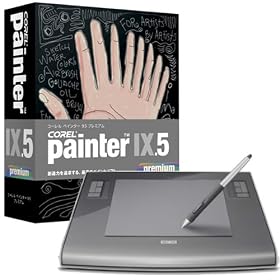 Corel Painter 9.5 Premium �ʏ��+WACOM Intuos3 A5�T�C�Y(�ւ��c�t��)�o���h���Z�b�g