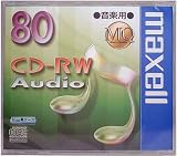  日立マクセル 音楽専用CDRWメディア80分 1枚ケース入り CDRWA80MQ.1TP