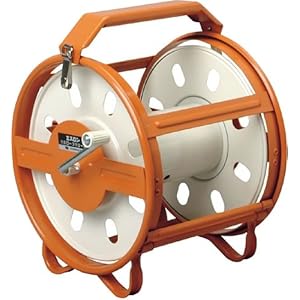 【クリックで詳細表示】エスロン 測量ロープ(ドラムのみ) 170-RN