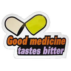 �R�g���U�X�e�b�J�[�s�ǖ���ɋꂵ/Good medicine tastes bitter�t�h�����H