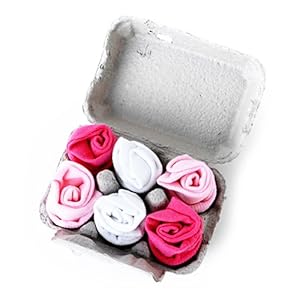 【クリックで詳細表示】babycupcakes エッグケース ベビーソックス6足入り(ピンク) 出産ギフト bcc0001-01