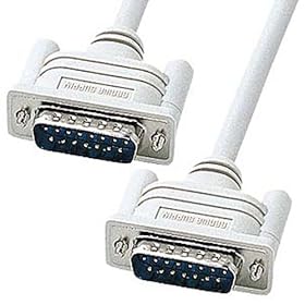 【クリックで詳細表示】SANWA SUPPLY KB-D151K アナログRGBケーブル DB15オス-DB15オス1.5m