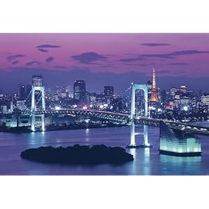 【クリックで詳細表示】めざせ！パズルの達人 300ピース 東京夜景-東京 25-108