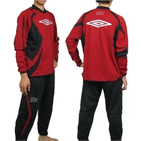 UMBRO �A���u�� 2nd-Skin �X�|�[�c�~�b�h�㉺�Z�b�g �X�|�[�c�g���[�j���O�E�F�A ���� �ۉ��h���C���� UBA2830-CRED-UBA2830P-BLK �����Y ���b�h