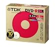 TDK �f�[�^�pDVD-R DL(8.5GB) �z���C�g���C�h�v�����^�u�� 2-8�{�� ���{�� 5mm�X�����P�[�X 10���p�b�N DR85PWB10S