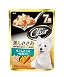 シーザー 7歳からの蒸しささみ ほぐしささみ・野菜入り 70g × 16個入り(CEP3)