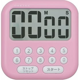 DRETEC ���ʃ^�C�}�[ �u�V���{��10�v �s���N T-194PK