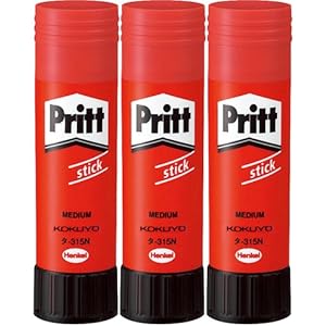 【クリックで詳細表示】コクヨ プリットスティックのり ミディアムサイズ タ-315-3P： 文房具・オフィス用品