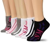  Steve Madden Womens 6 Pack Fashion Low Cut Socks