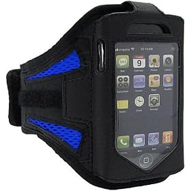 �yiPhone3G/3GS/4/4S�p�z �A�[���o���h �X�|�[�c�P�[�X (�u���[)�y�t���ی�t�B�����t���z