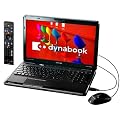 �y�n�f�W�z TOSHIBA dynabook Qosmio T550/T4BB AV�m�[�gPC Windows7HomePremium���� 15.6�^���C�h �n��f�W�^��T�u�`���[�i�[���� �x���x�b�e�B�u���b�N PT550T4BBFB