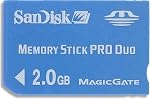 SanDisk SDMSPD-2048-J60 メモリースティック PRODuo 2GB