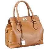 Gabor LINDA Handtasche, cognac 6603 22, Damen Henkeltaschen 32x25x15 cm (B x H x T)