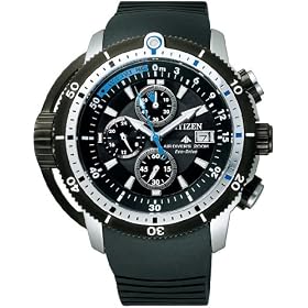 [�V�`�Y��]CITIZEN �r���v PROMASTER �v���}�X�^�[ �A�N�A�����h ���[�Z���T�[ Eco-Drive �G�R�E�h���C�u �_�C�o�[�Y�E�H�b�` PMT56-3041 �����Y