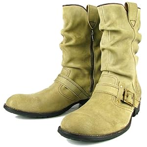 【クリックで詳細表示】CINDERELLA KICK(シンデレラキック) エンジニア ブーツ Loops Leather スエード メンズ ブラウン CK163
