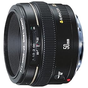 Canon EF�����Y EF50mm F1.4 USM �P�œ_�����Y �W��