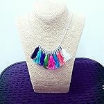 Fabric Silver Plated Fashion Necklace