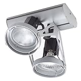  Eurofase 14778-018 Jive 2-Light PAR30 Flushmount, Platinum