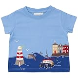JoJo Maman Bebeジョジョママンベベ(イギリス)/Harbour T-Shirt ハーバーアップリケTシャツ