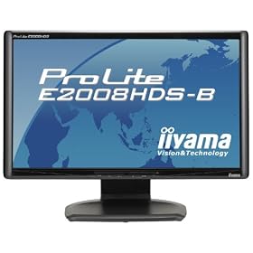 iiyama 20�C���`���C�h�t���f�B�X�v���C 1600�~900(HD+)�Ή� 2�n�����͑��� �}�[�x���u���b�N PLE2008HDS-B1