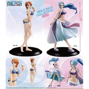 【クリックで詳細表示】ワンピース DX GIRLS SNAP COLLECTION2 ナミ・ビビ 2種セット