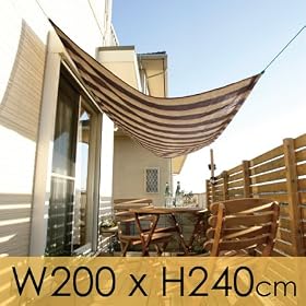 �V�F�[�h�I�[�j���O 2�~2.4m ���J�X�g���C�v GSA-W24MS
