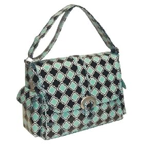 Kalencom Laminated Buckle Bag Geo Mirror Aqua �}�U�[�Y�o�b�O KC0001-22