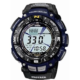 [�J�V�I]CASIO �r���v PROTREK �v���g���b�N Triple Sensor �^�t�\�[���[ ���W�X�^�[�����N�t��2�w�t�����f�� PRG-240B-2JF �����Y