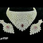 Red Gold Plated Fashion Jewellery Set